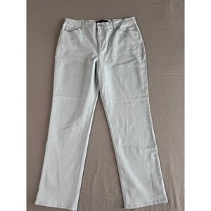 Gloria Vanderbilt Amanda Jeans Womens Size 16 Light Blue Denim Straight‎ Leg